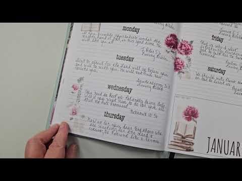 Prayerful Planner Scripture Writing ~ NIV and TLB Translations
