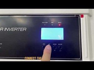 How to connect with growatt SPF 12000T DVM off grid inverter