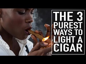 Three Purest Ways to Light A Cigar