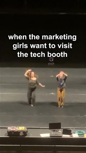 Sometimes it's better to let the pros handle the tech booth!