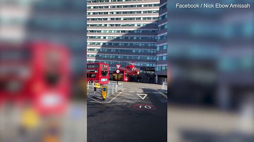 Air ambulance lands in Croydon after crash at bus station injures 17