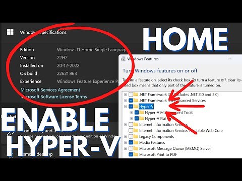 How to Enable and Install Hyper-V in Windows 11 Home [v24H2]
