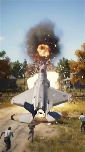 F-35 Lightning II Fighter Jet CRASH Shocking Footage from USA 🔥🇺🇸✈️ #f35 #fighterjet #aircraftcrash