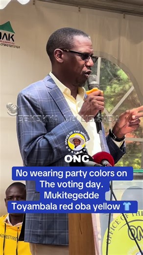 Voting Day Guidelines in Uganda: Party Colors Prohibition
