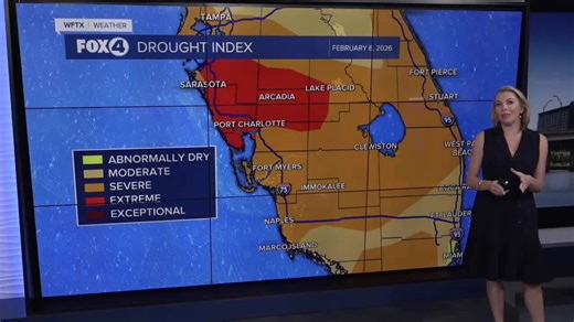 Water shortage warning for Lee and Collier counties