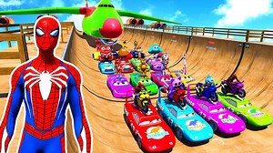 546K views · 4.9K reactions | Video Infantil Hombre Araña vs Superhéroes en Autos y coches de Carreras de colores- caricaturas the digital circus vidoes animados de colores para niños juegos de Video Infantil Hombre Araña con Superhéroes en carritos de Carreras de colores-caricaturas the digital circus vidoes animados de colores para niños | Aventura infantil | Facebook