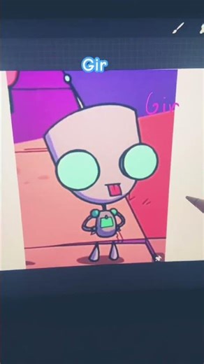 Guess my fav invader zim character by how I draw them |#invaderzim #art #digitalart #trend #funny