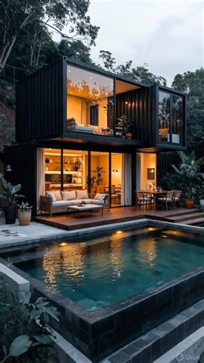 Luxury Living Inside a Shipping Container” #containerhouse #shorts
