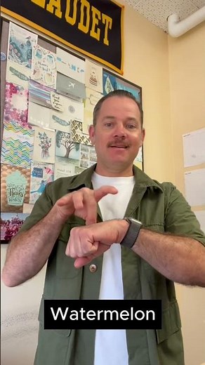 How to Sign "Watermelon" in ASL