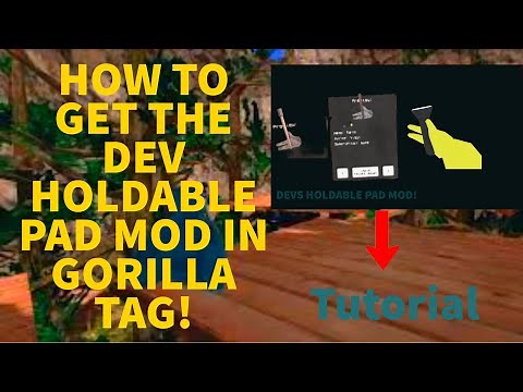 How to Get the DEV HOLDABLE PAD in GORILLA TAG! (PC NEEDED) | Tutorial