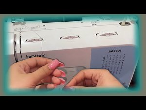 How to Thread Sewing Machine (Brother XM2701) Detailed✨