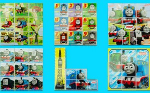 托马斯益智玩具：日版托马斯立体方块拼图_哔哩哔哩_bilibili