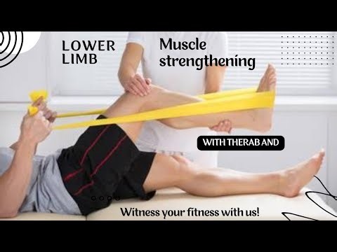 Resistance band leg workout for seniors and beginners at home | Arogya physiotips