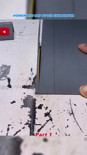Homemade Cat 6015B Excavator Part 1 #diy #pvc #diypvc #vangha