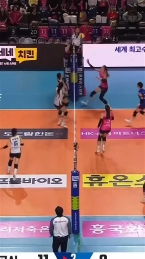 Momen Umpan Park Hae Jin terlalu jauh😭 #volleyballhighlights