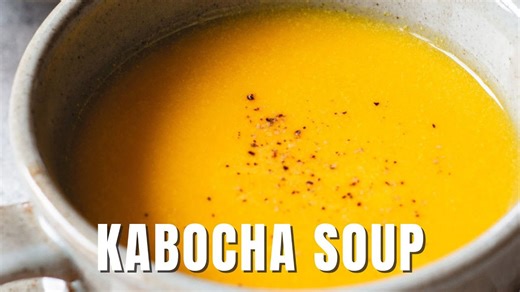 Easy Japanese Pumpkin Soup Recipe | Kabocha Soup