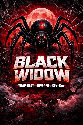 BLACK WIDOW 🕷️ | Dark Trap Beat 2026 | Hard 165 BPM G Minor Type Beat