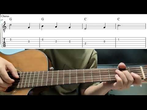 Edelweiss (The Sound Of Music) - Easy Beginner Guitar Tab With Playthrough Tutorial Lesson
