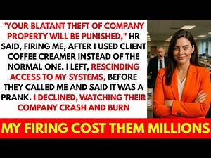 HR Fired Me For Stealing Coffee Creamer. I Dismantled Their Company as Payback