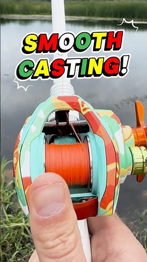 Green, Yellow & Orange Braided Line Casting Test 🎨 Which Color Casts Best? #reactiontackle #casting