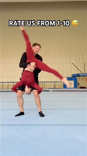 PARTNER CARTWHEEL CHALLENGE 😍 #shorts #viral #trending #acrobatics #dance