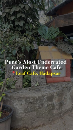 Ritik Kasangottuwar | Food & Travel Vlogger on Instagram: "This is Not a Art Museum ❌❌ Pune’s Most Beautiful Garden Theme Cafe🪴🍁🍃 Location:- 📍Leaf- A cafe by Advanced Nature, Hadapsar, Pune, Maharashtra @leafcafepune Slightly hidden from view, this inviting space rests where the Hadapsar Industrial Estate begins. While the café takes pride in its food, its display of creativity and chemistry remains humble yet striking. USP About this Place:- - Amazing Art Gallery - Peaceful Vibes - Healthy 