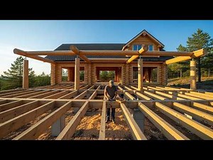 365 Days Alone: Building a Perfect Off-Grid Log Cabin from Start to Finish by @matt.jacobs1