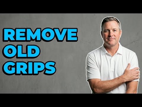 How To Take Off Worn Golf Club Grips?