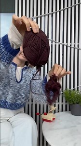 Behind the scenes of making yarn cakes: 10% magic, 90% untangling…