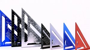 Custom Carpenter Square Layout Tool Plastic Square Carpenter's Ruler Right Angle Triangle With Horizontal Square Layout Tool