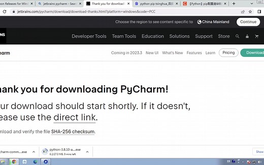 02 安装Python开发环境PyCharm Community