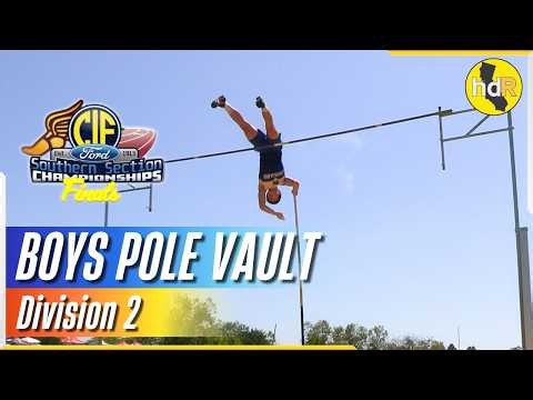 2026 TF - CIF-SS Ford Track and Field Finals - Boys Pole Vault - Div 2
