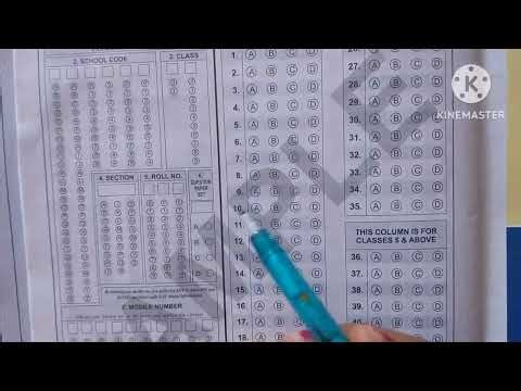 Sample OMR sheet | fill details of OMR answer sheet #omr_sheet #punjabi #OMR