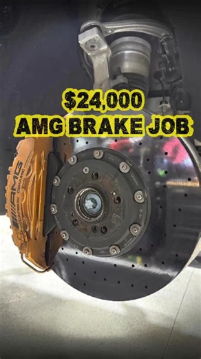 603 MTech Autowerks on Instagram: "$24,000 for brakes is pretty crazy! Carbon ceramic brakes on an E63 are next level but so is the replacement cost. Would you run them, or switch to steel? #AMGLife #MercedesAMG #CarbonCeramic #E63 #e63wagon"
