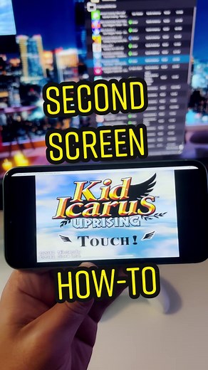 How to use your phone as a second screen on the 3DS emulator Citra. You’ll need a PC, controller, mount, and phone. #3ds #citra #emulator
