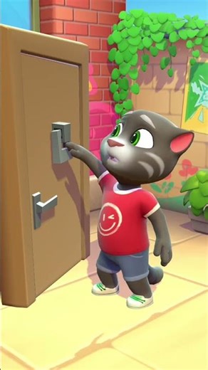 Tom's Horror Scene|Talking Tom Cat Funny Moments #shorts