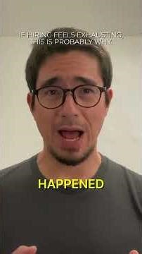 If hiring feels exhausting, THIS is probably why