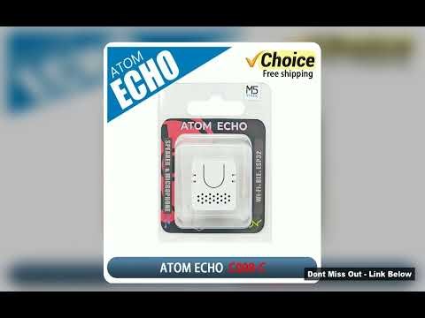 M5Stack ATOM Echo programmable Mini Smart Speaker ESP32 Voice Control Module with BLEWiFi for IoT Pr