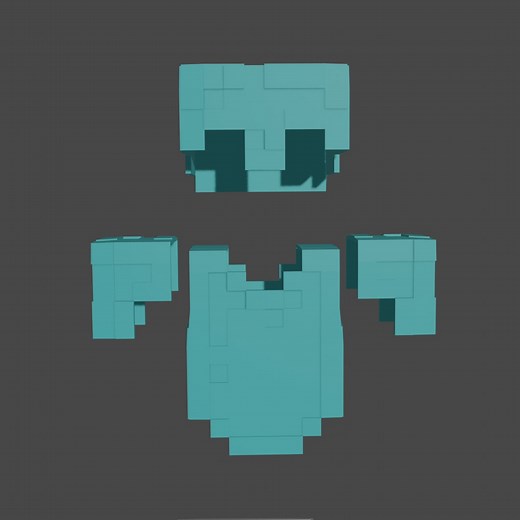 Life Sized 3D Printable Minecraft Armor STL - Etsy