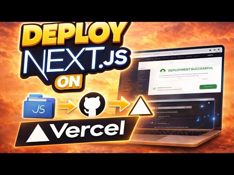 Deploy Next.js App on Vercel 🚀 | Create Project → GitHub → Live Deployment (Step by Step)| 2026
