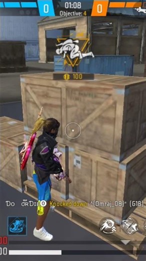 #freefire Got #shots with a Small Gun! One-Tap Triple Kill!"Des