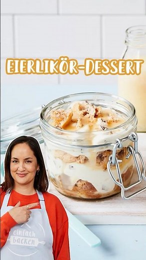 Eierlikör-Dessert 🥚🍮 | 15-Minuten Rezept | Einfach Backen