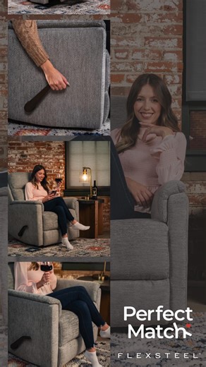 Flexsteel® makes it easy to find your Perfect Match! With styles, features, and sizes for every lifestyle, your ideal recliner is waiting at Old Brick Furniture & Mattress Co.. | Old Brick Furniture