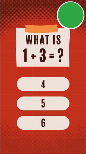 Easy Addition Math Quiz for Kindergarten – Learn to Add with Fun Questions