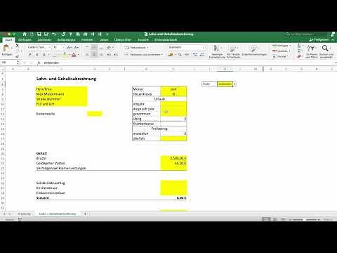 Excel Lohnabrechnung erstellen - kostenloser Download