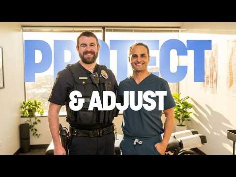 Full Adjustment + Recovery Stretches with Police Officers by Best Chiropractor in Beverly Hills