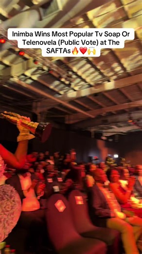 Inimba Wins Most Popular TV Soap at the SAFTAs!