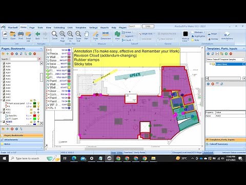 Arch Takeoff || Show legend || Use of annotation in Planswift || Lecture #12