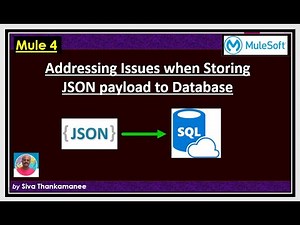 Mule-4 || How to Convert JSON to String when Storing Payload to Database?