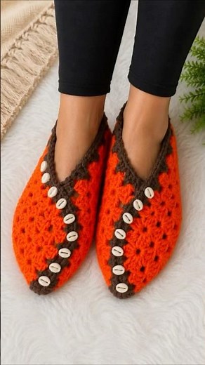 👌🏻Amazing 💯👌Easy crochet Slippers for beginners#shorts #trending #viral